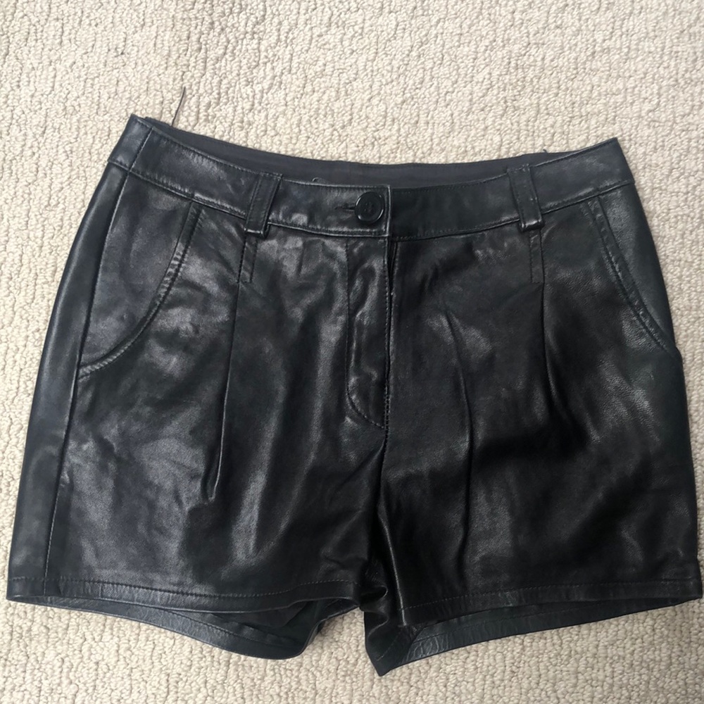 Blink leather shorts size 0